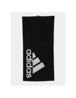 Serviette de bain large logo noir blanc - Adidas