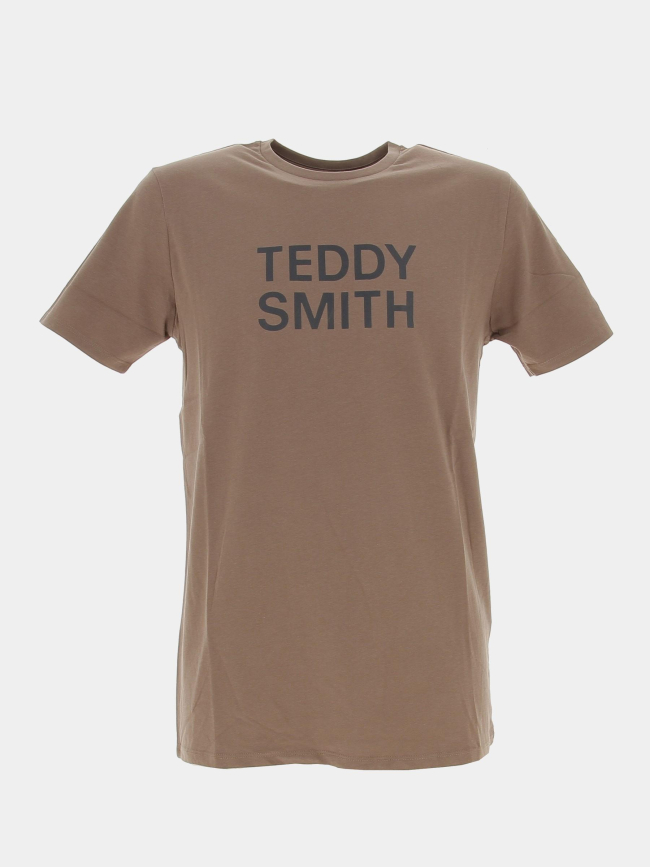 T-shirt ticlass marron homme - Teddy Smith