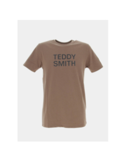 T-shirt ticlass marron homme - Teddy Smith