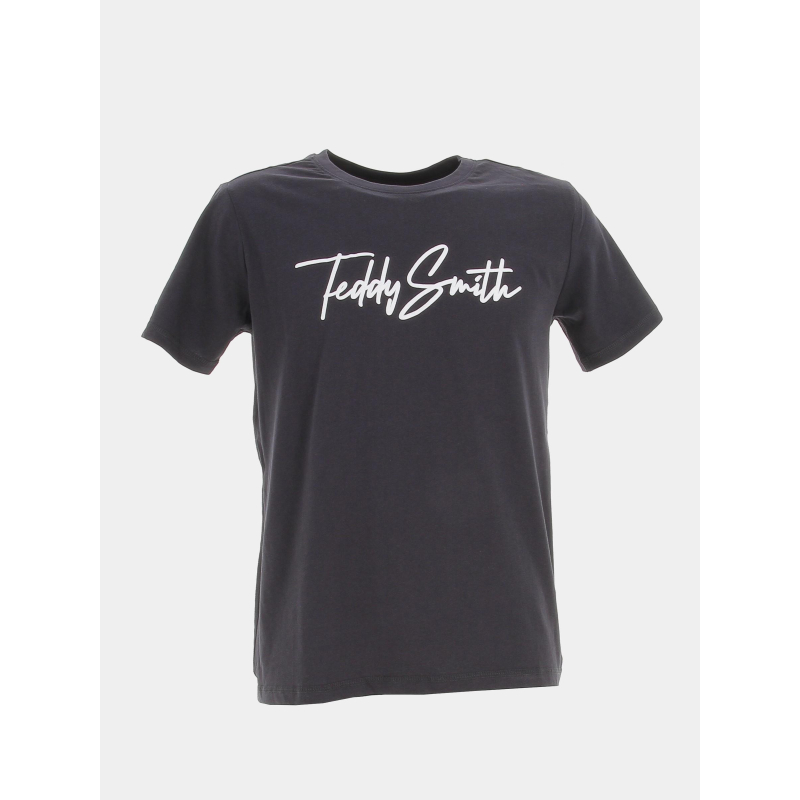 T-shirt logo evan noir garçon - Teddy Smith
