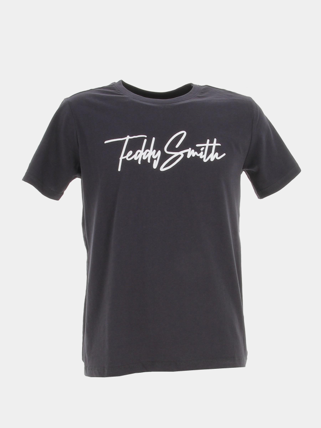 T-shirt logo evan noir garçon - Teddy Smith