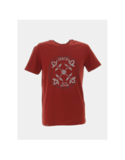 T-shirt graphique imprimé rouge homme - Oxbow