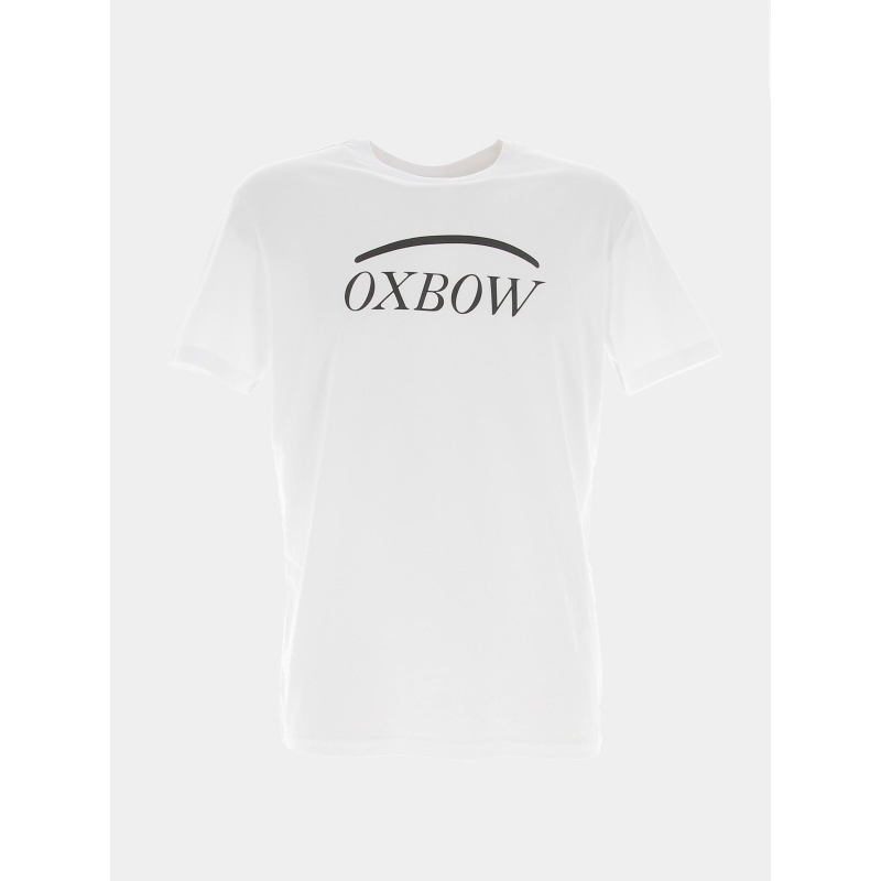 T-shirt graphique logo blanc homme - Oxbow