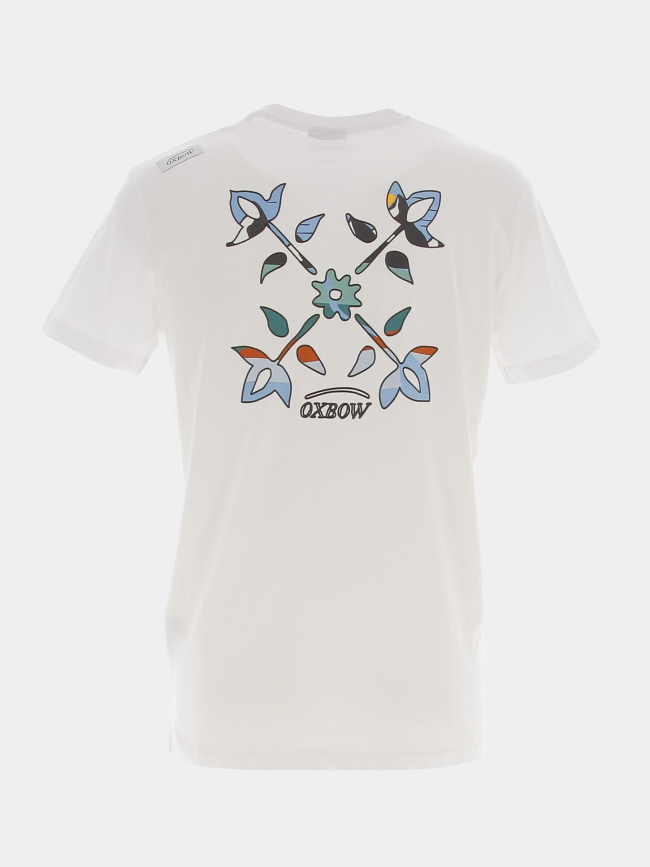 T-shirt graphique imprimé blanc homme - Oxbow