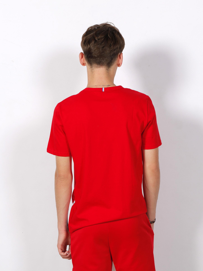 T-shirt tri ss n1 rouge electro homme - Le Coq Sportif