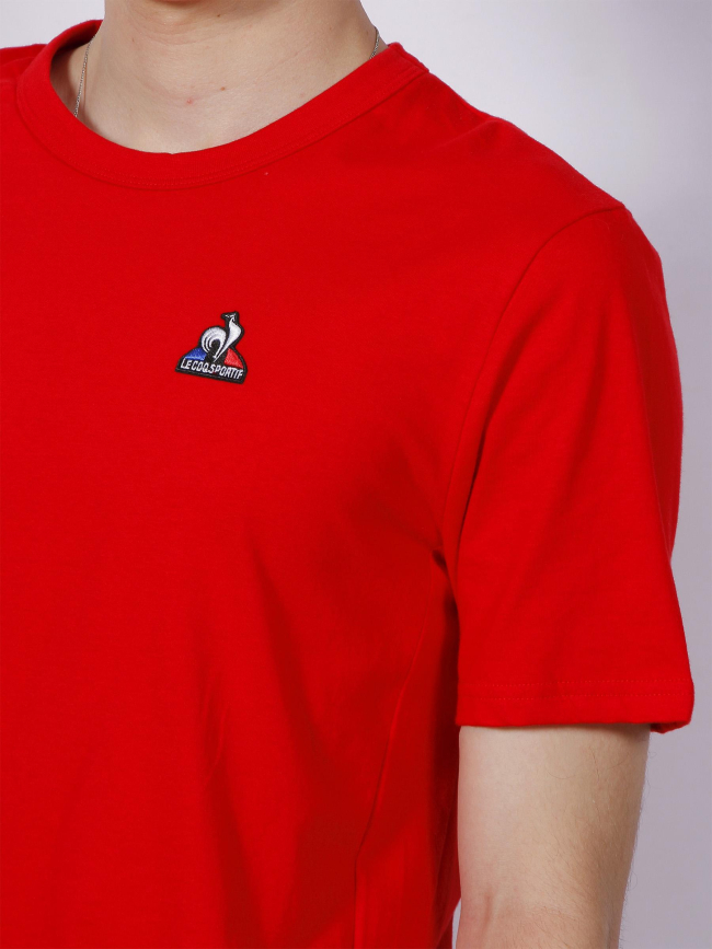 T-shirt tri ss n1 rouge electro homme - Le Coq Sportif