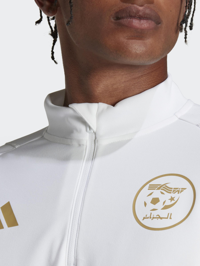 Sweat de football faf algérie 2022 blanc homme - Adidas