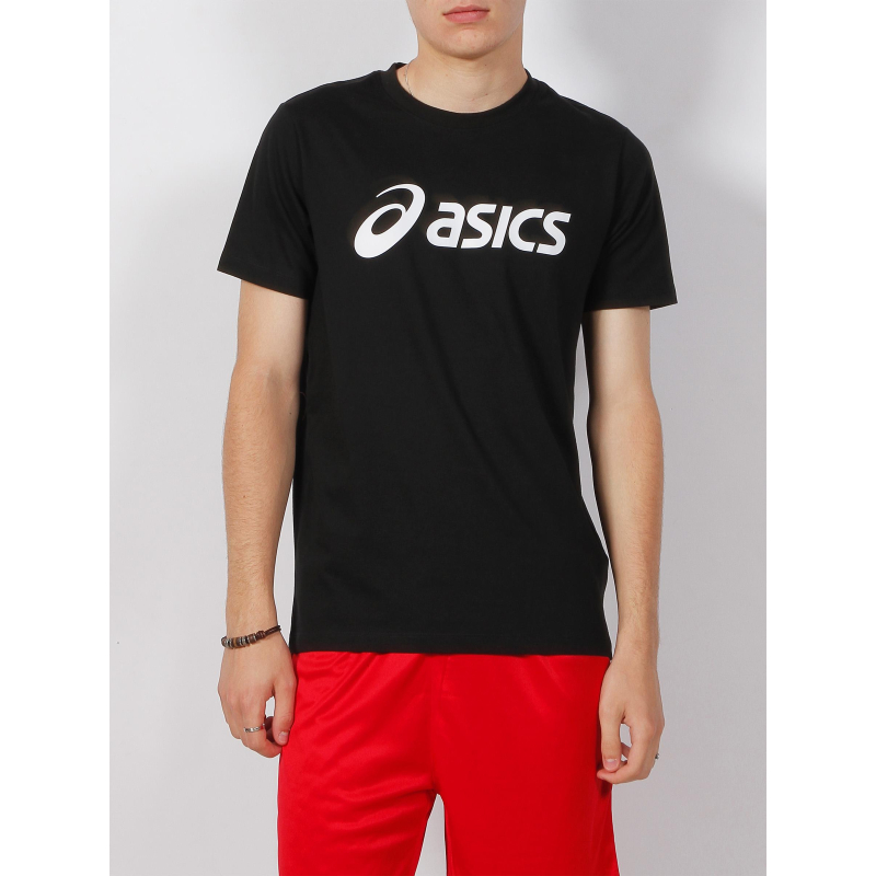 T-shirt gros logo imprimé noir homme - Asics