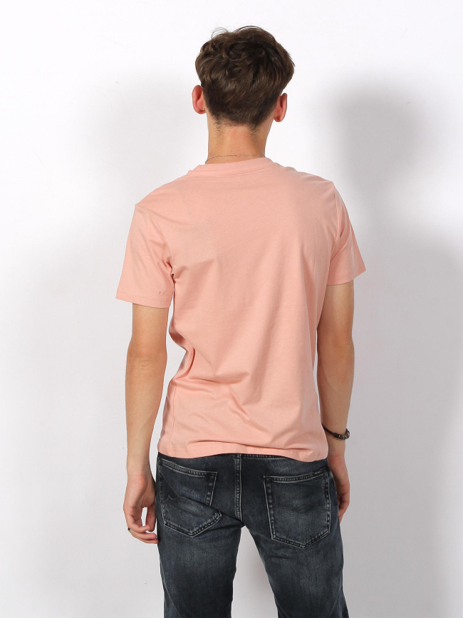 T-shirt logo pigment rose homme - Kaporal