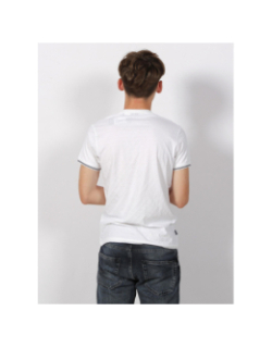 Polo manches courtes zingage blanc homme - Sunvalley