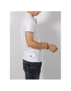 Polo manches courtes zingage blanc homme - Sunvalley