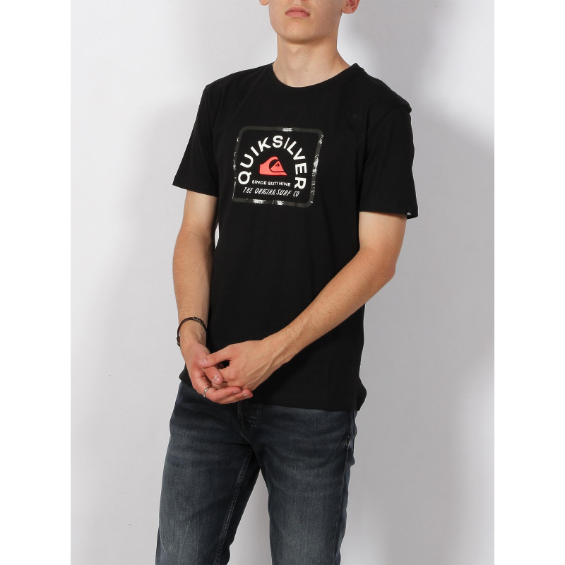 T-shirt out of office flaxton noir homme - Quiksilver