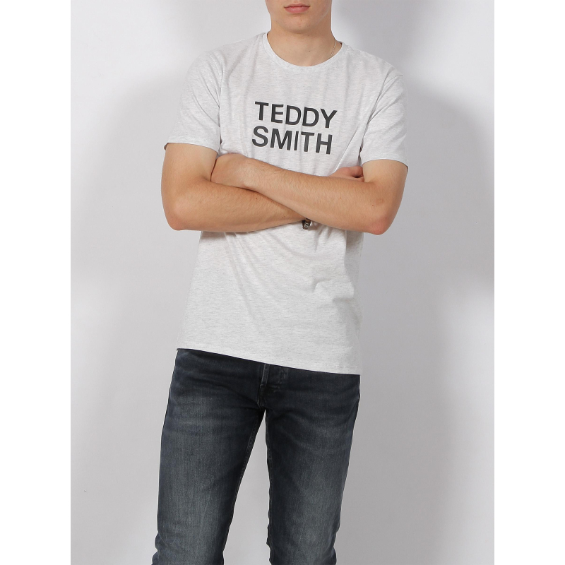 T-shirt ticlass basic gris homme - Teddy Smith