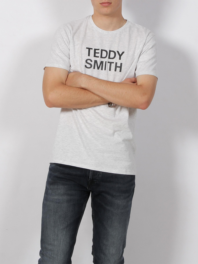 T-shirt ticlass basic gris homme - Teddy Smith