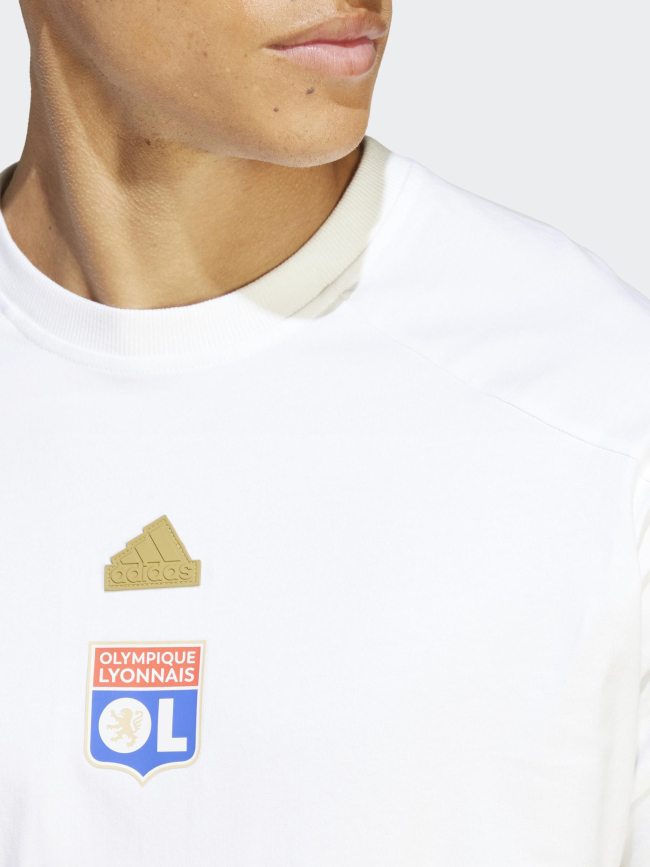 T-shirt olympique lyonnais blanc homme - Adidas