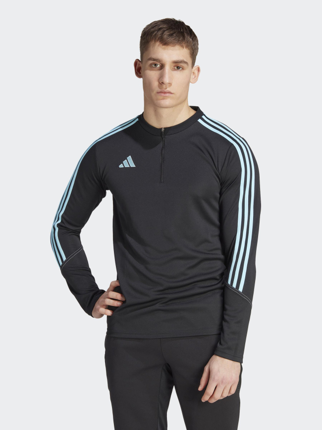 Sweat de football stripes aeroready noir homme - Adidas