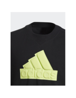 T-shirt logo tee jaune noir enfant - Adidas