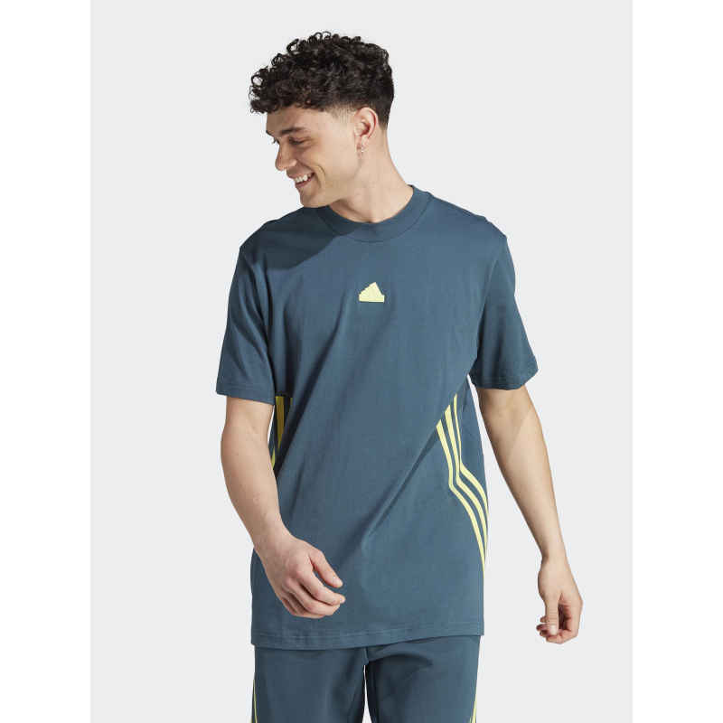 T-shirt 3s vert bleu marine homme - Adidas