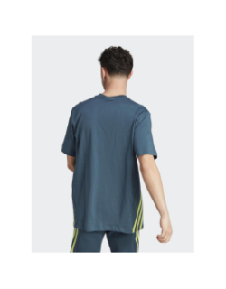 T-shirt 3s vert bleu marine homme - Adidas