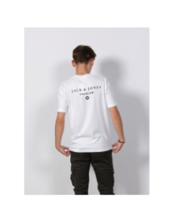 T-shirt back print mason blanc homme - Jack & Jones