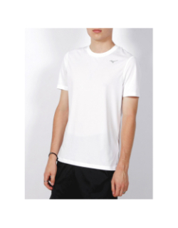 T-shirt impulse core blanc homme - Mizuno