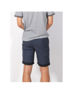 Short chino twill stretch imprimés bleu marine - Rms 26