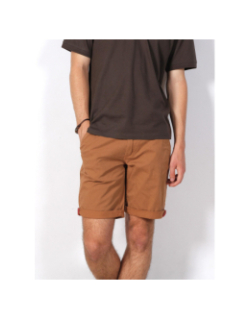Short chino twill stretch imprimés marron homme - Rms 26