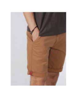 Short chino twill stretch imprimés marron homme - Rms 26