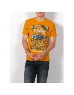 T-shirt california cruising jersey moutarde - RMS 26