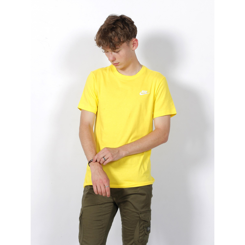 T-shirt nsw club jaune clair homme - Nike