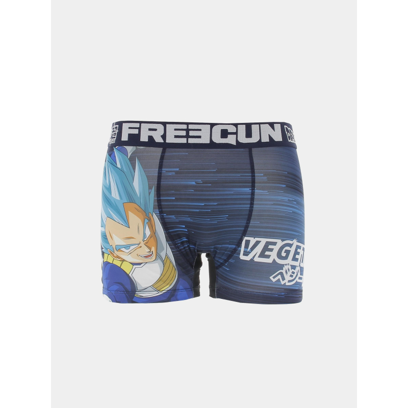 Boxer en microfibre vegeta bleu homme - Freegun