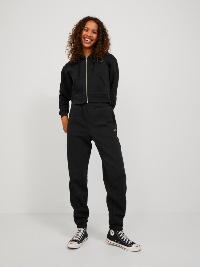 Pantalon de Jogging abbie relax noir femme - JJXX