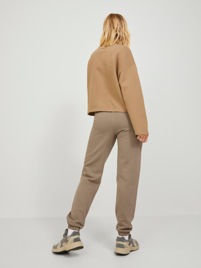 Pantalon de Jogging abbie relax marron femme - JJXX