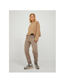 Pantalon de Jogging abbie relax marron femme - JJXX