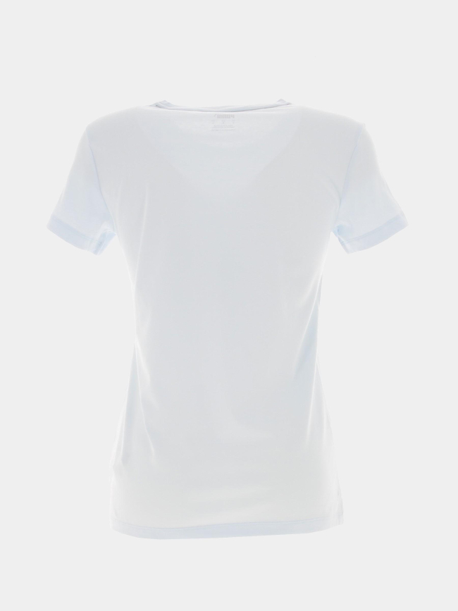 T-shirt essential logo bleu clair femme - Puma