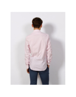 Chemise flex collar classic rayures roses homme - Tommy Hilfiger