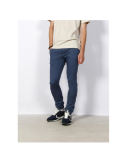 Pantalon chino bleecker print bleu homme - Tommy Hilfiger