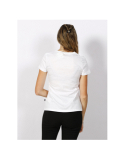 T-shirt essential basique logo blanc femme - Puma