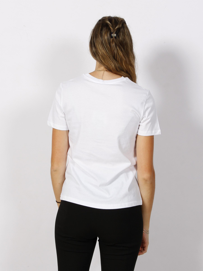 T-shirt mama love reg blanc femme - Only
