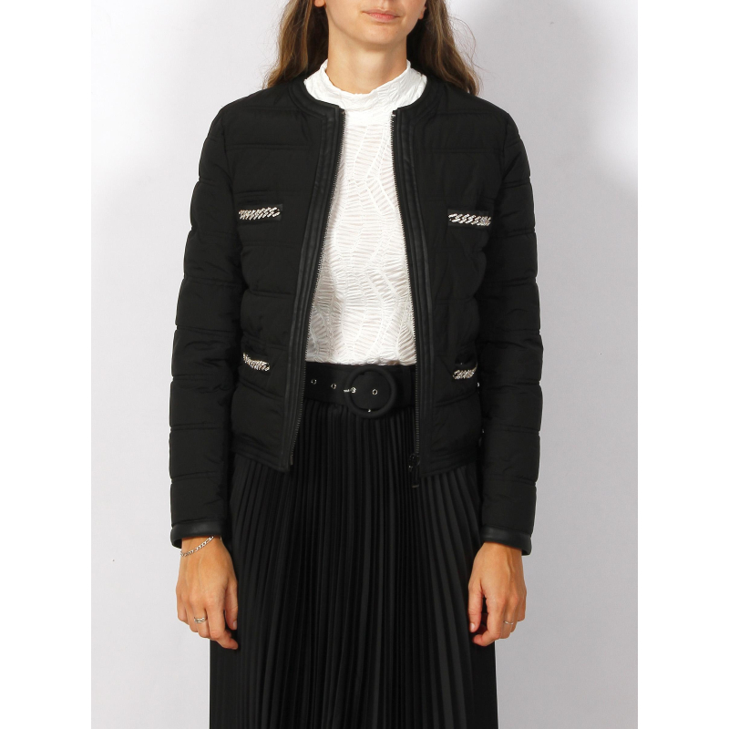 Veste matelassée irene chain jacket noir femme - Guess