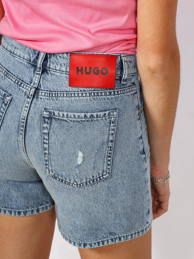 Short en jean ganetta bleu femme - Hugo