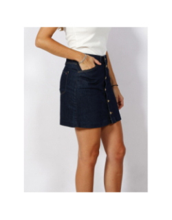 Mini jupe en jean boutons bleu marine femme - Tommy Hilfiger