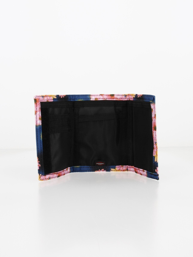 Porte-monnaie crew soft fleuri rose enfant - Eastpak | wimod