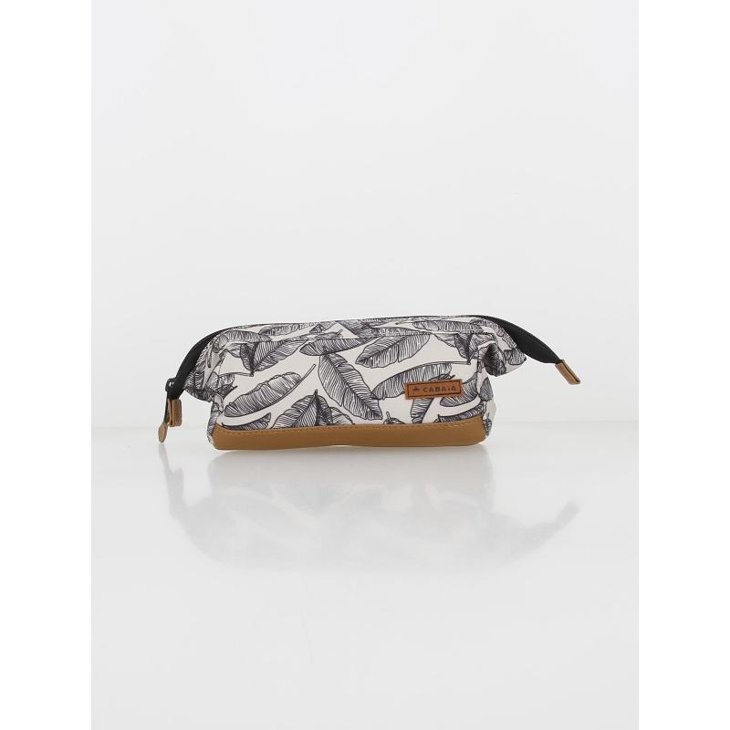 Trousse déperlante andrassy blanc marron - Cabaïa