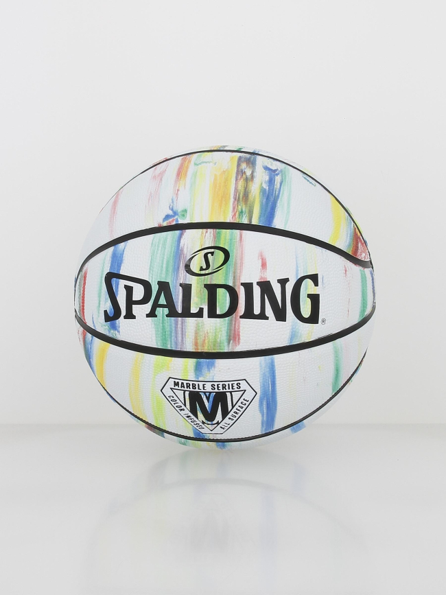 Ballon de basketball marble series sz7 multicolore - Spalding