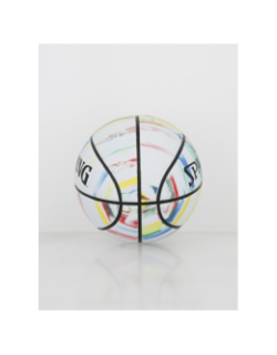 Ballon de basketball marble series sz7 multicolore - Spalding