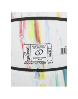 Ballon de basketball marble series sz7 multicolore - Spalding