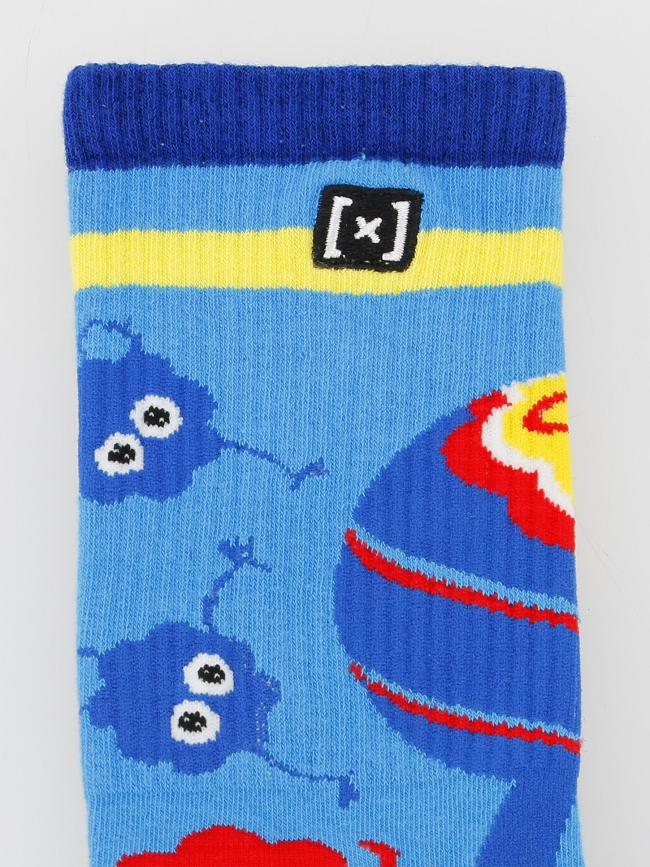 Chaussettes depareillées tennis chupa chups bleu - Capslab