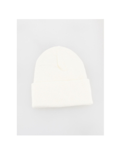 Bonnet logo rouge oversized chauve-souris crème femme - Levis