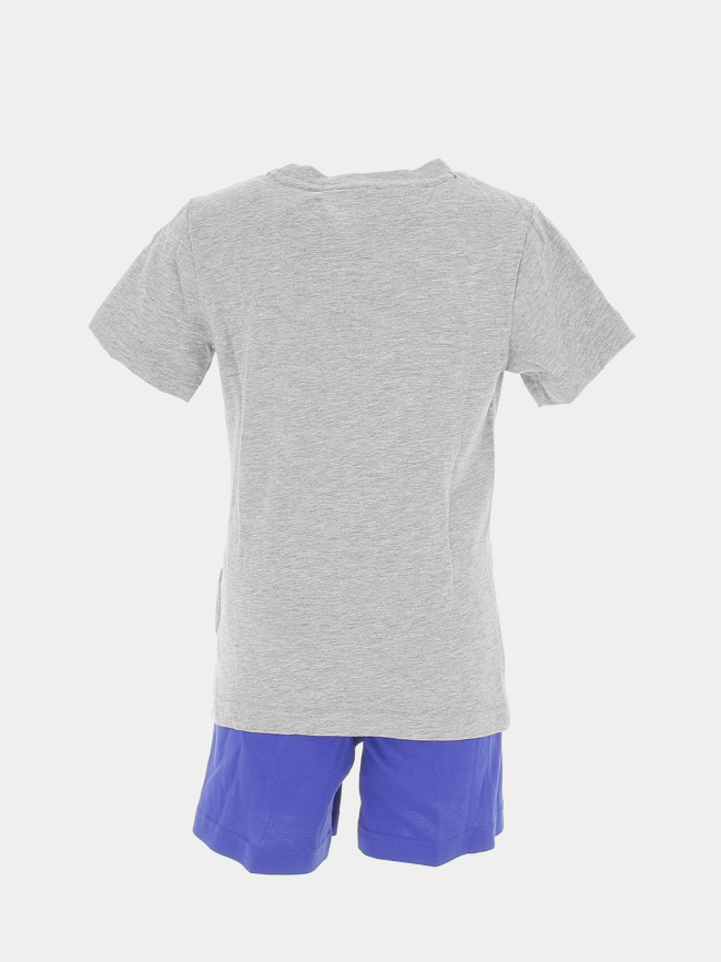 Ensemble t-shirt + short bleu gris enfant  - Adidas